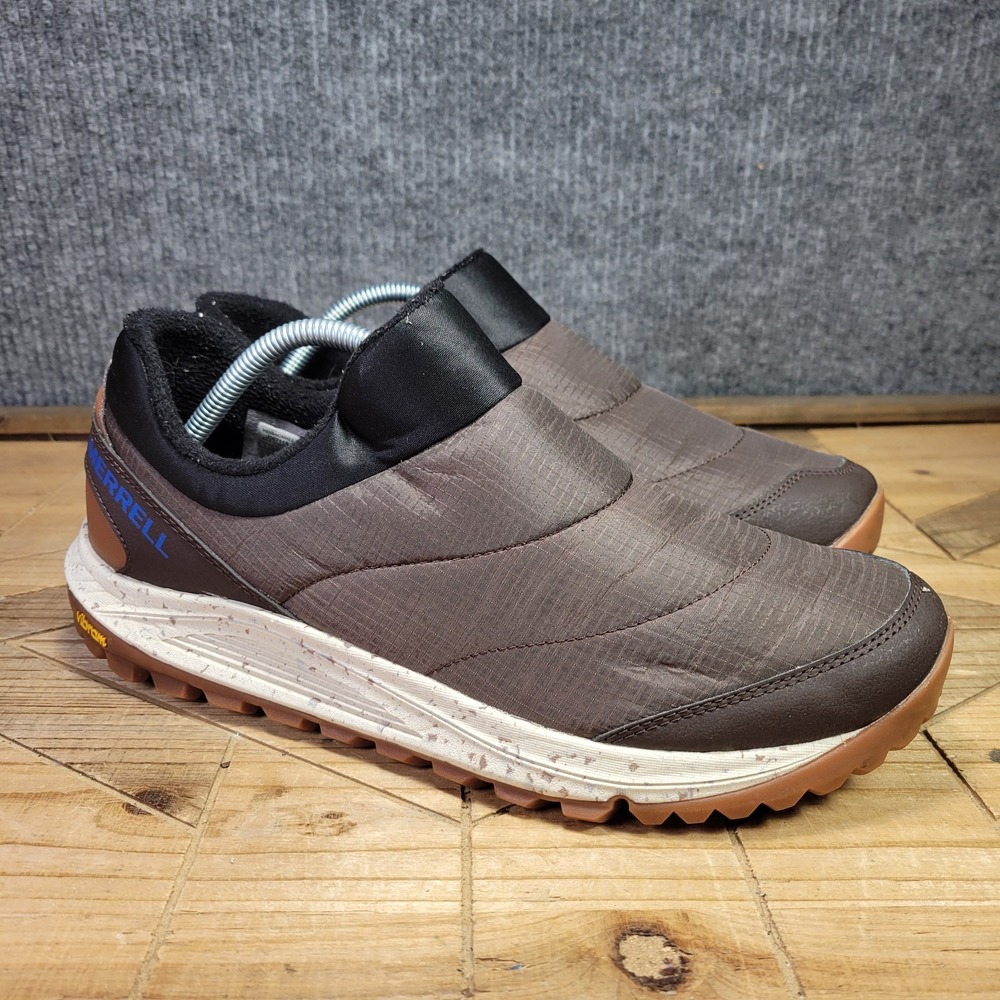 🔥 Merrell Mens Nova Sneaker Moc Brown Size 10 M  J067119 vibram Hiking Shoe